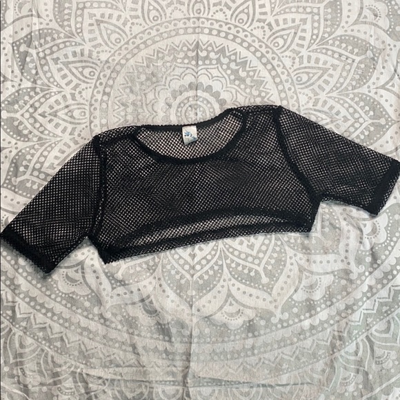 iHeartRaves Other - Iheartraves mesh crop top